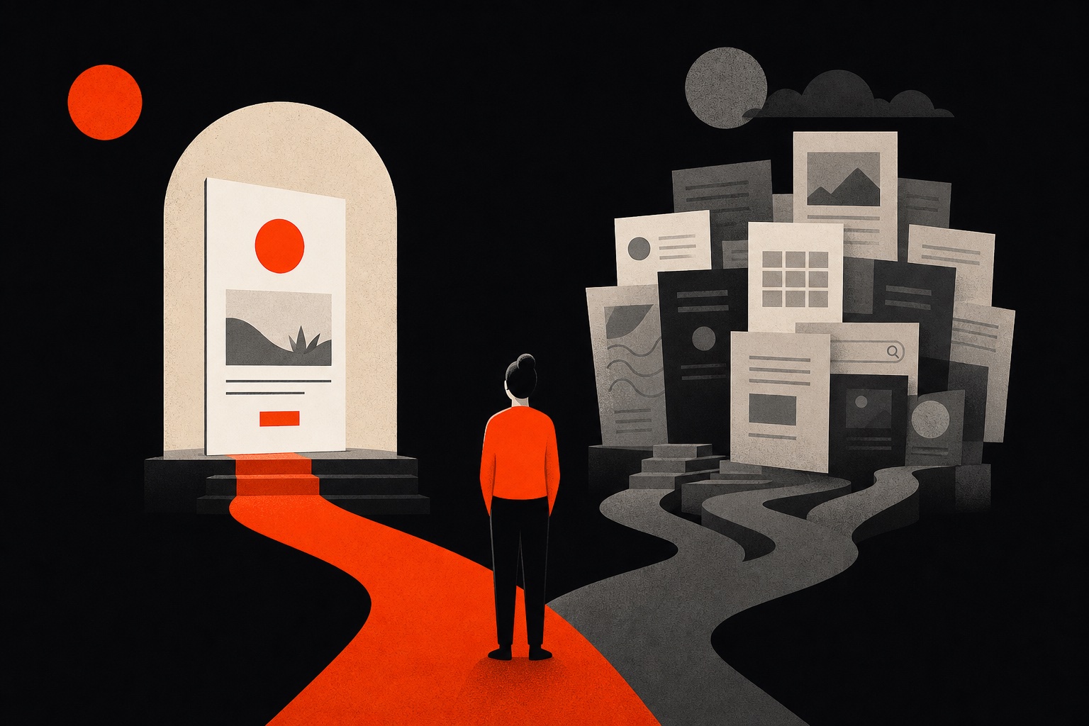 원페이지 디자인 — 스크롤로 이야기를 풀어내는 방식
